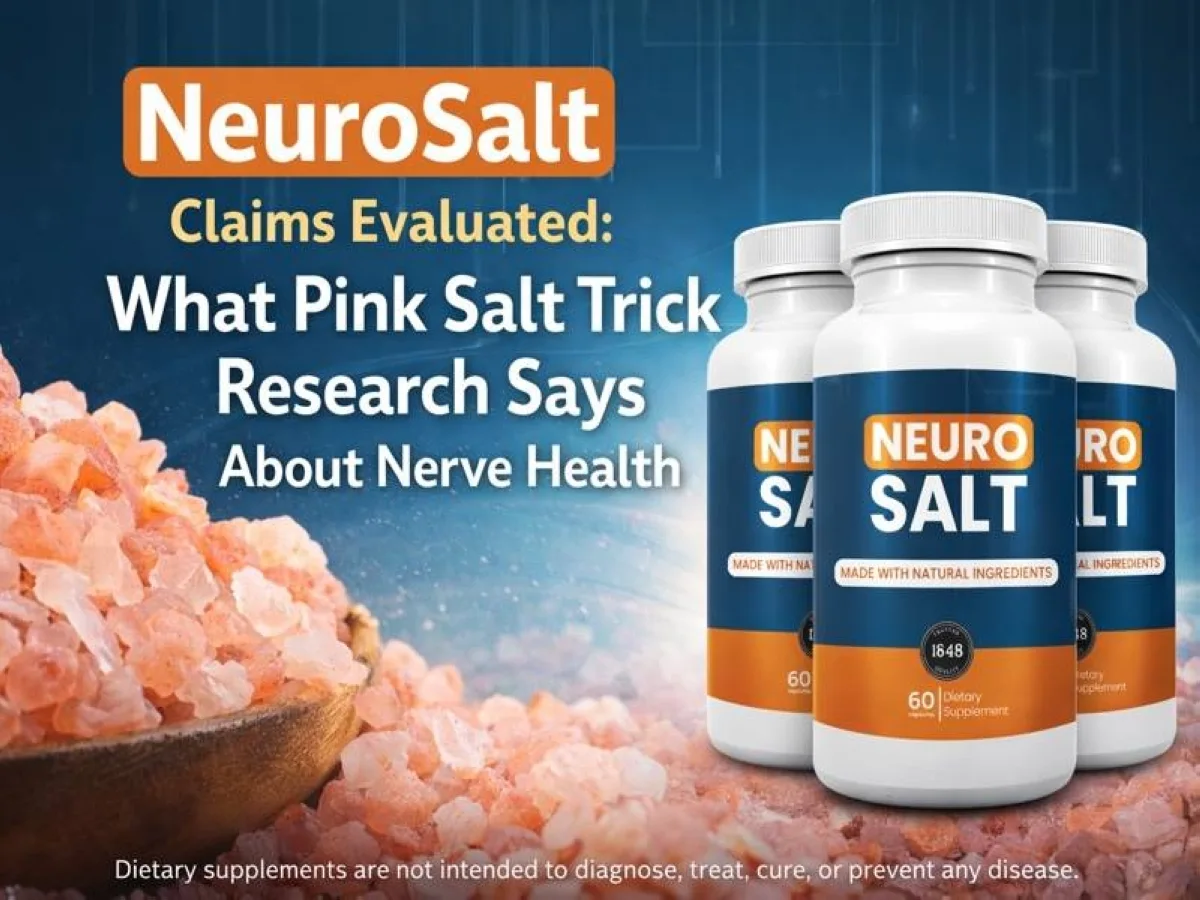 NeuroSalt nerve support supplement bottle